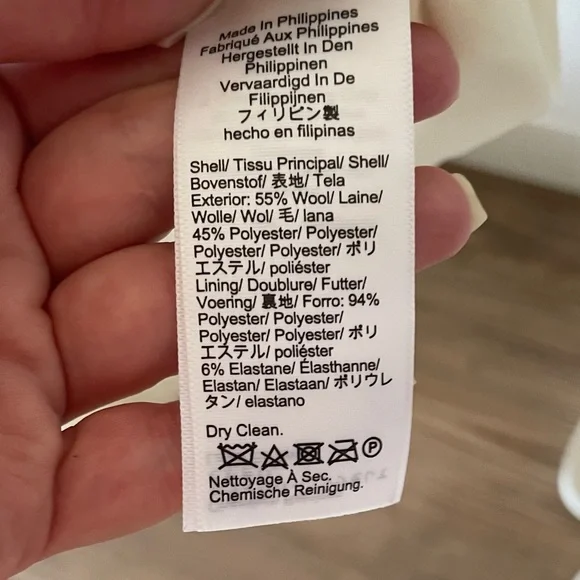 🤍🤍J crew Cream tweed Textured Mini Dress in ivory - Picture 3 of 10